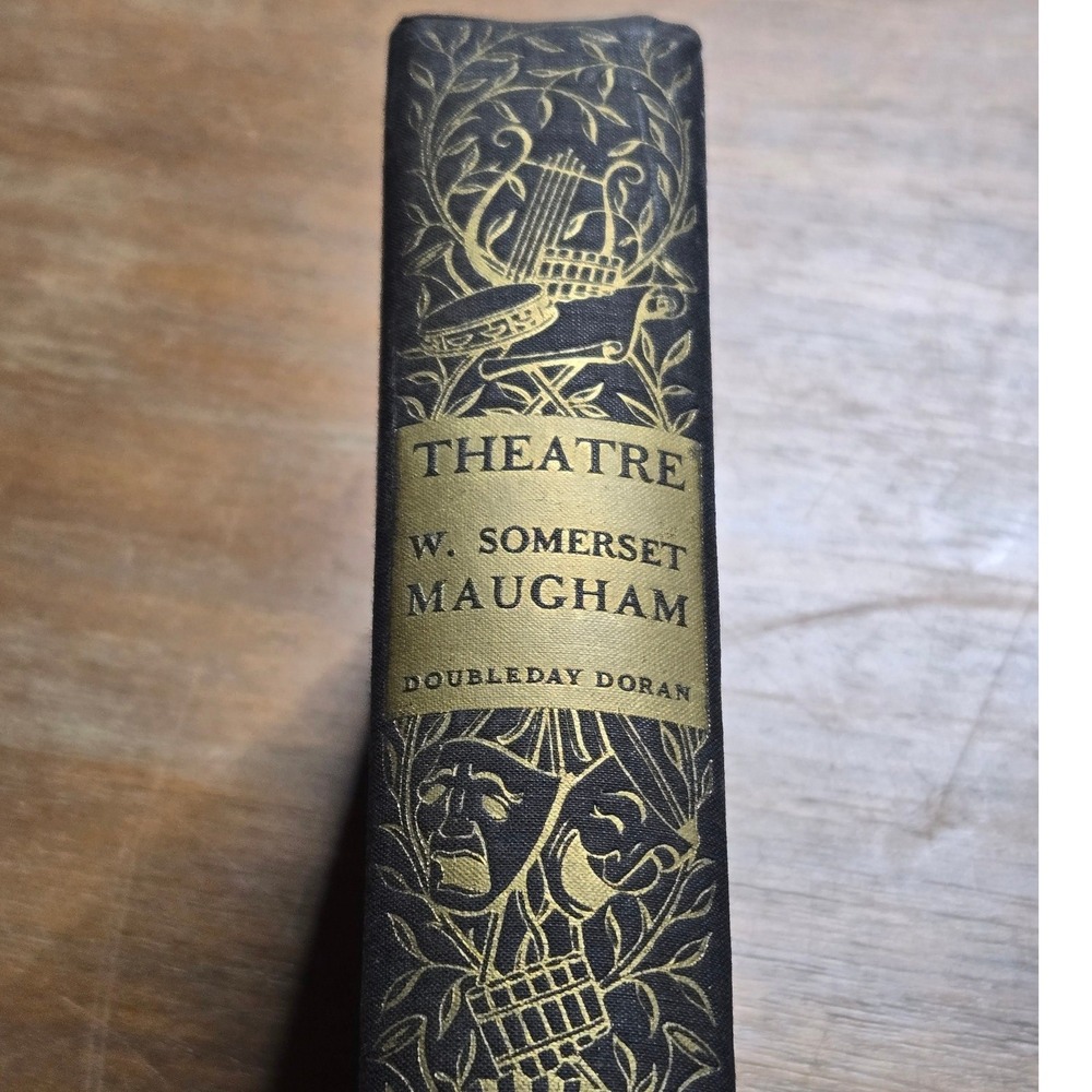 Doubleday Theatre W. Somerset Maugham Book‎ 1st Ed 1937 Gilt Spine